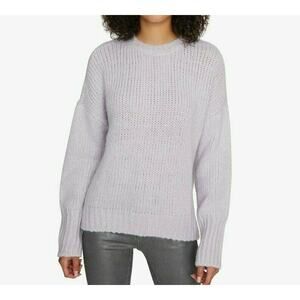 Sanctuary Womens Telluride Pullover Knit Sweater Long Sleeve Purple XXS